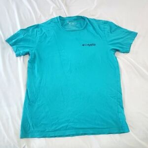 Turquoise blue Columbia PFG t-shirt sz M